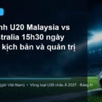 Minh họa trận U20 Malaysia gặp U20 Australia tại vòng loại U20 châu Á 2027
